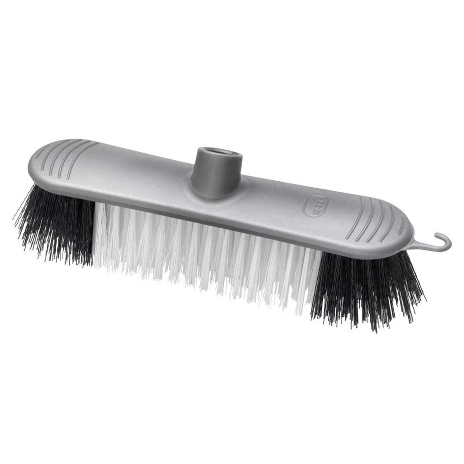 Broom Head Soft Bristle Metallic Silver
