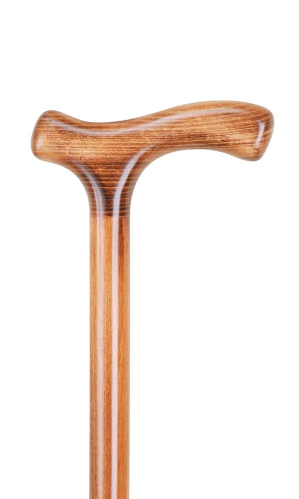 Flame Scorched Crutch Walking Stick