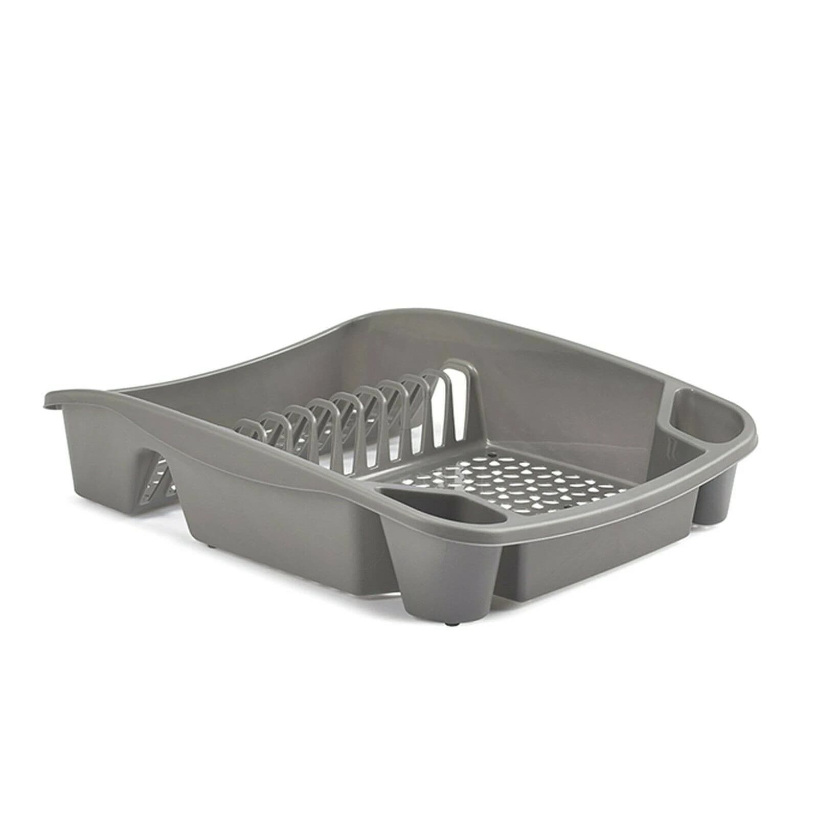 Plastic Dish Drainer - Silver Large 46cm