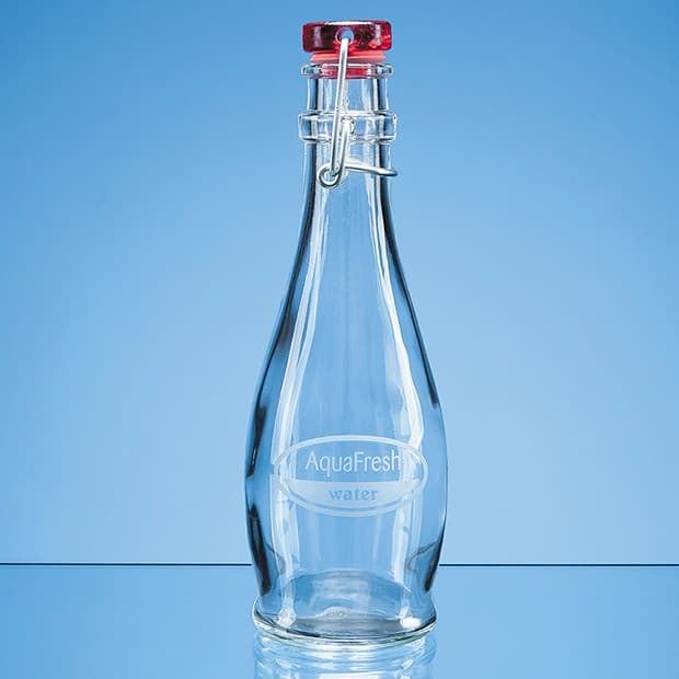 Round Red Cap Swing Top Bottle 0.355 Litre