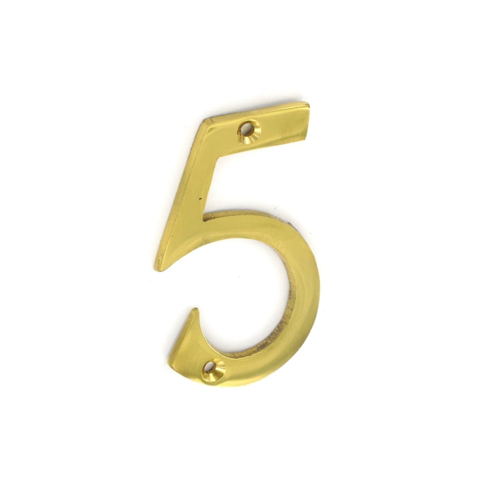 Brass Numeral  75mm