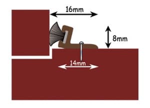 Pile Weather Set White 5m