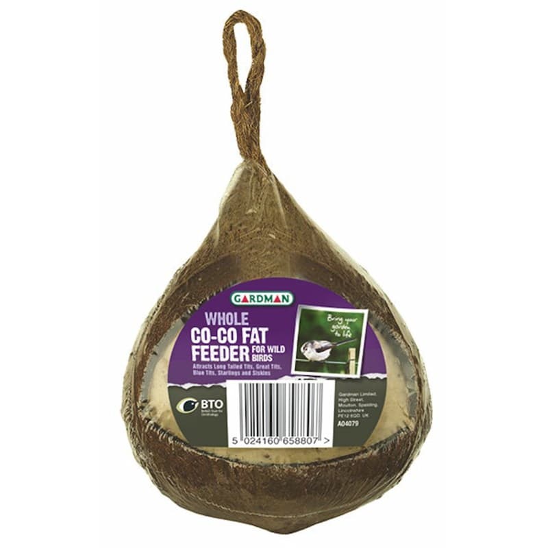 Whole Coconut Suet Feeder