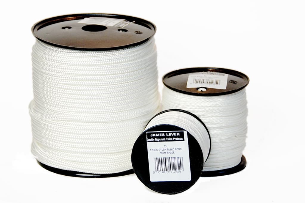 Nylon Blind Cord White - Per Metre