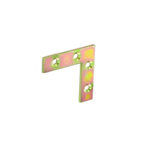 Corner Plate 75mm 3"      NB60