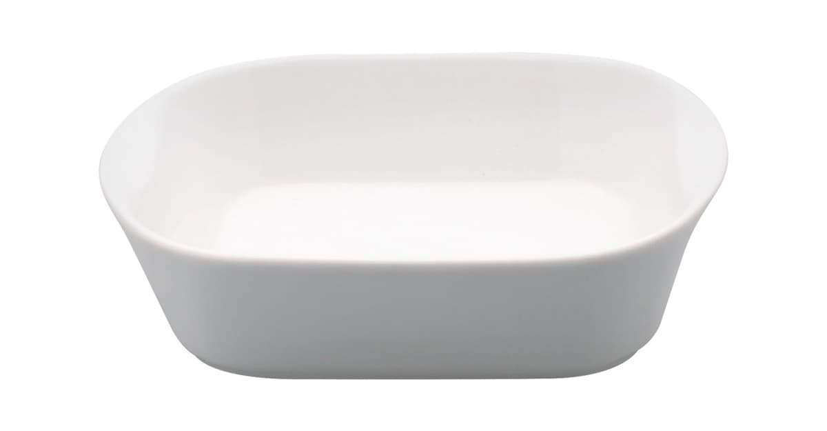 Medium White Porcelain Serving Dish