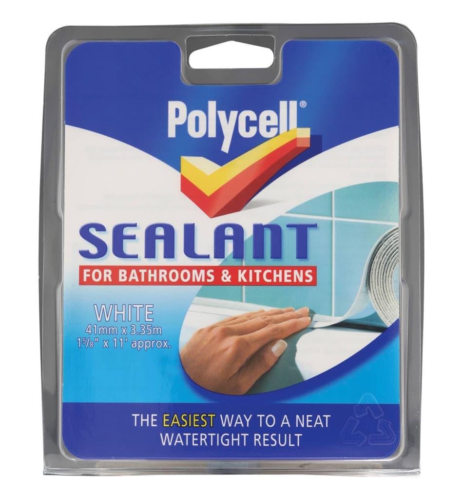 Sealant Strip Bathroom & Kitchen - White