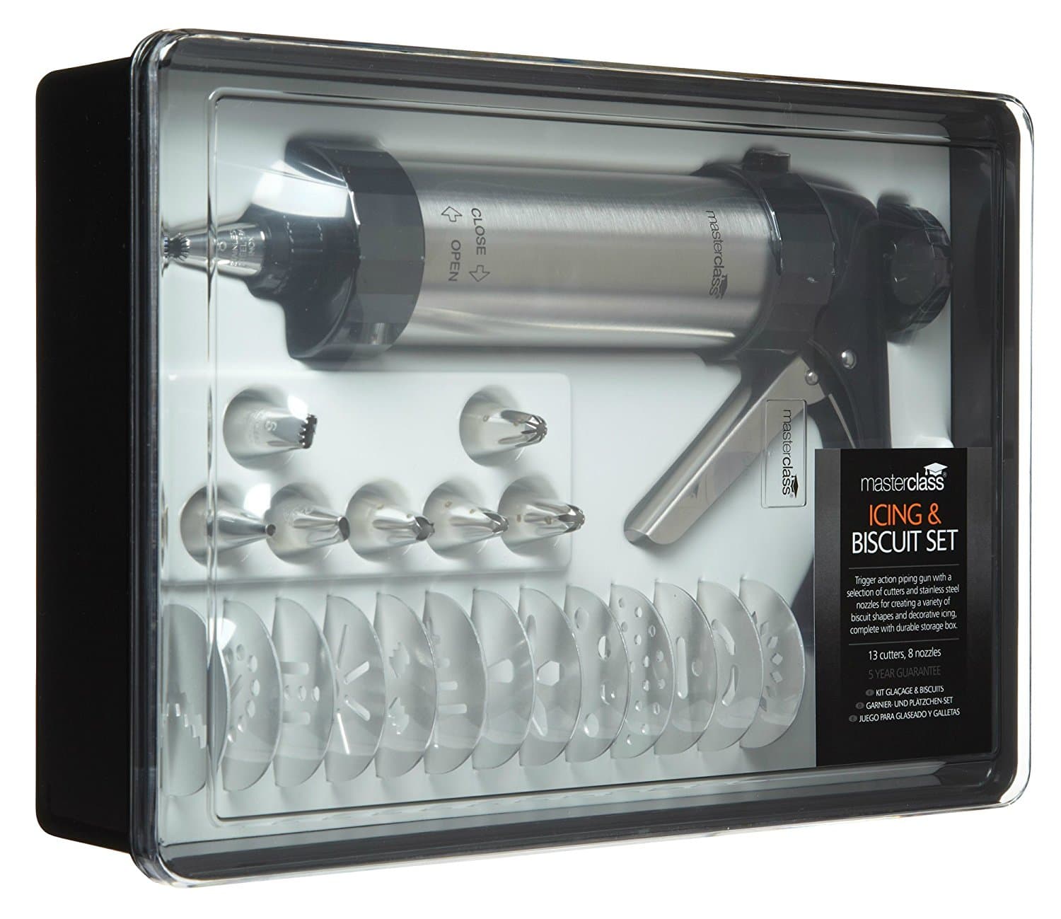 MasterClass Biscuit Making and Icing Set - 22 Pieces