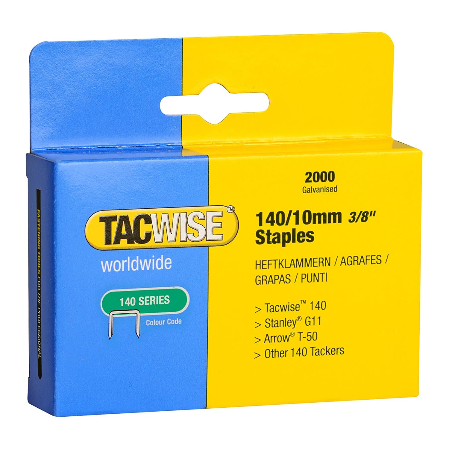 Tacwise 140 Staples for Staple Guns (2000)