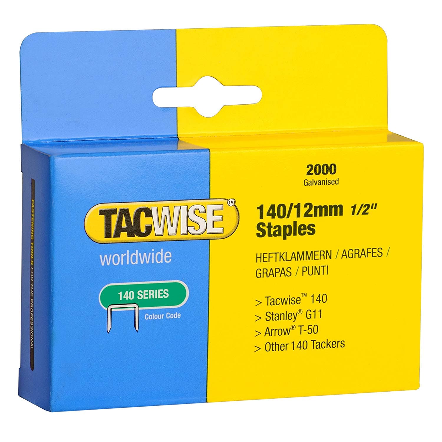 Tacwise 140 Staples for Staple Guns (2000)