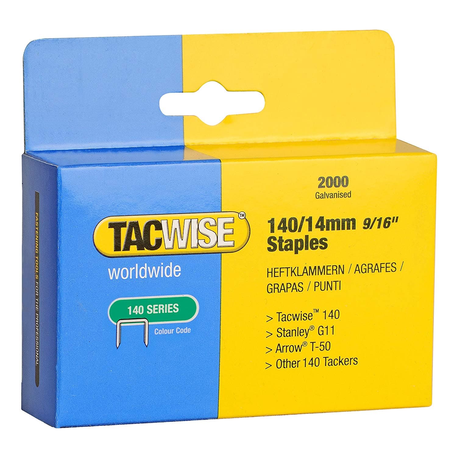 Tacwise 140 Staples for Staple Guns (2000)