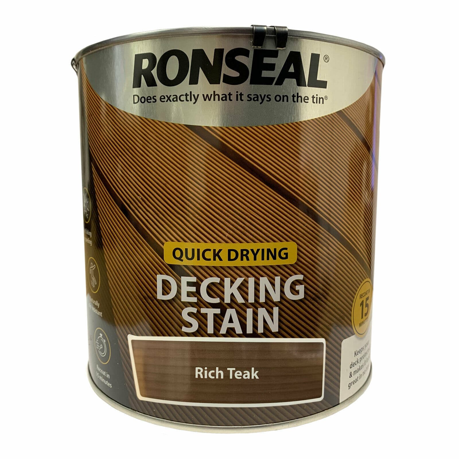 Quick Drying Decking Stain 2.5 Litre