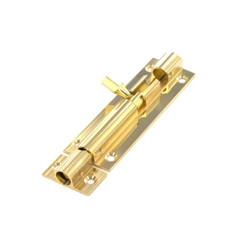 Door Bolt 1" Wide Brass