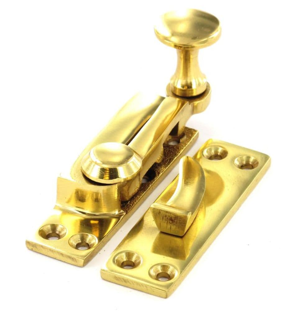 Sash Fastener Arm Type Brass Finish