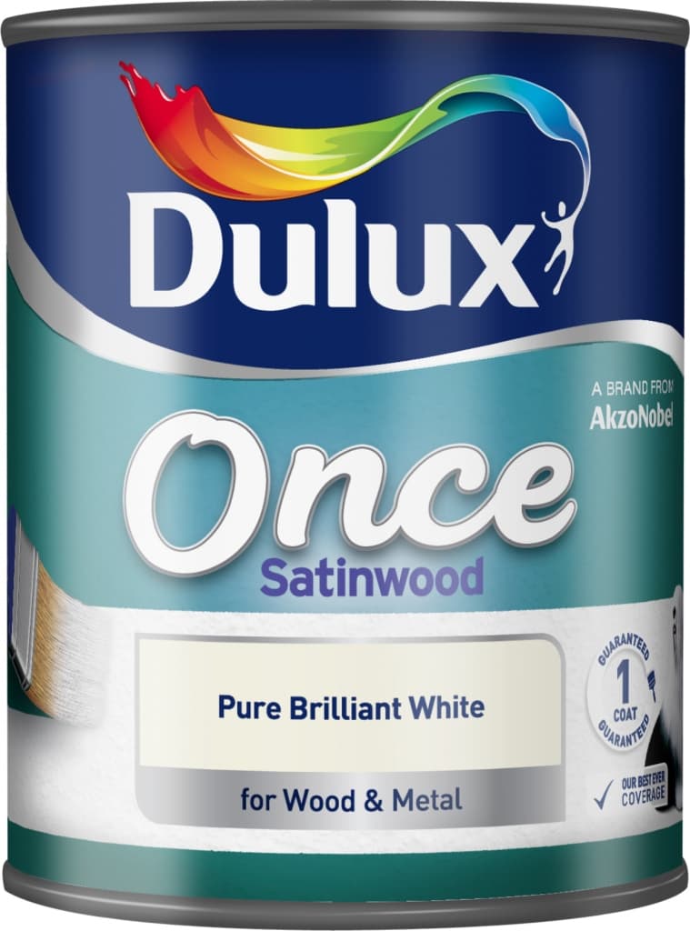 Once Satinwood Pure Brilliant White