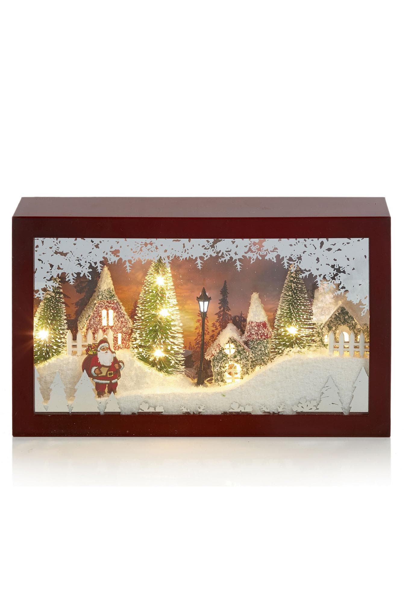 Musical Santa Scene 25cm