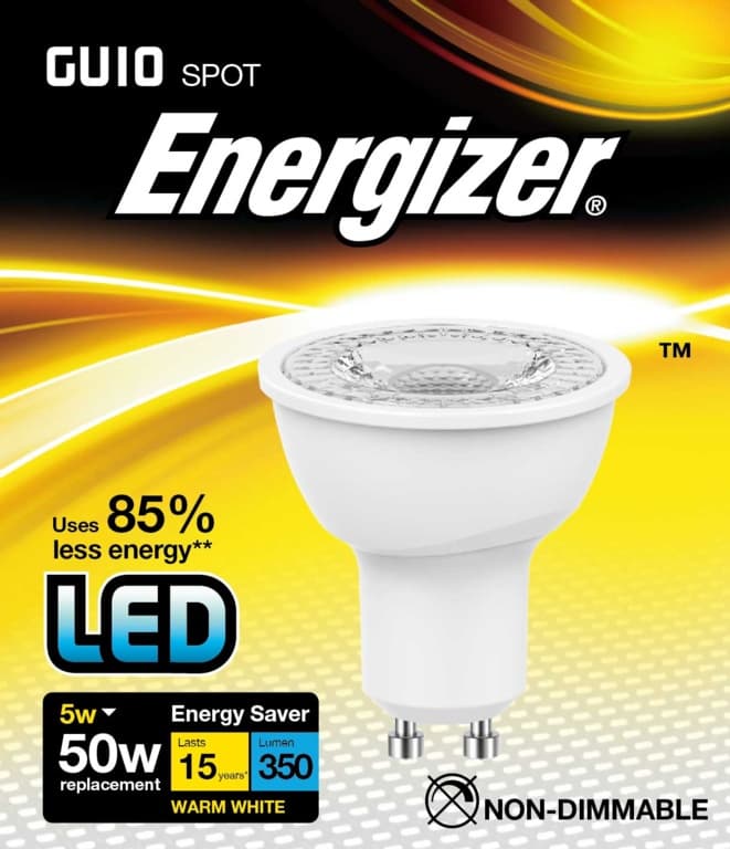 LED GU10 Warm White 350lm 3000k