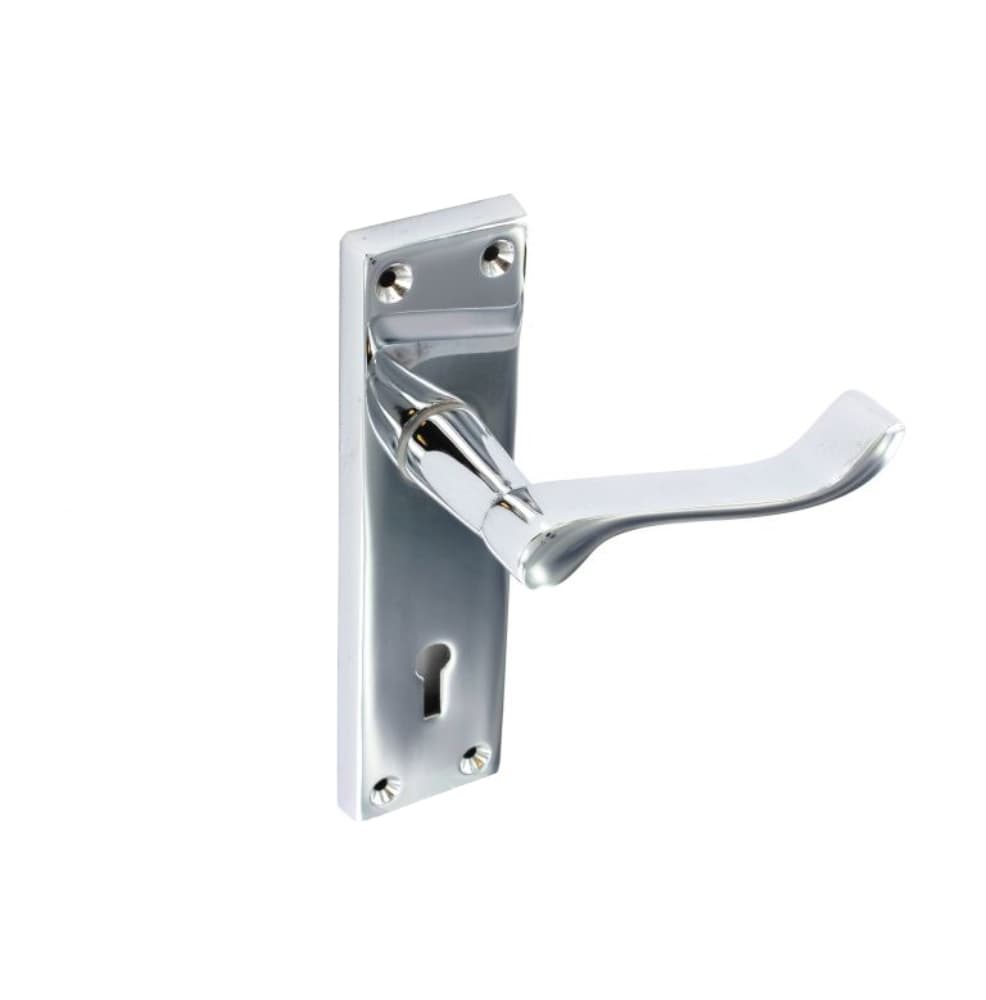 Chrome Scroll Lock Handles 155mm Pair
