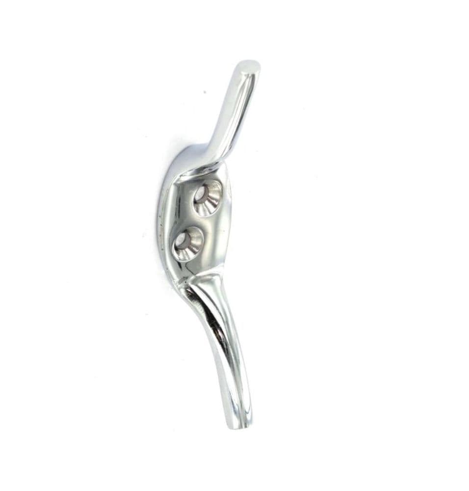 Cleat Hook Chrome 75mm