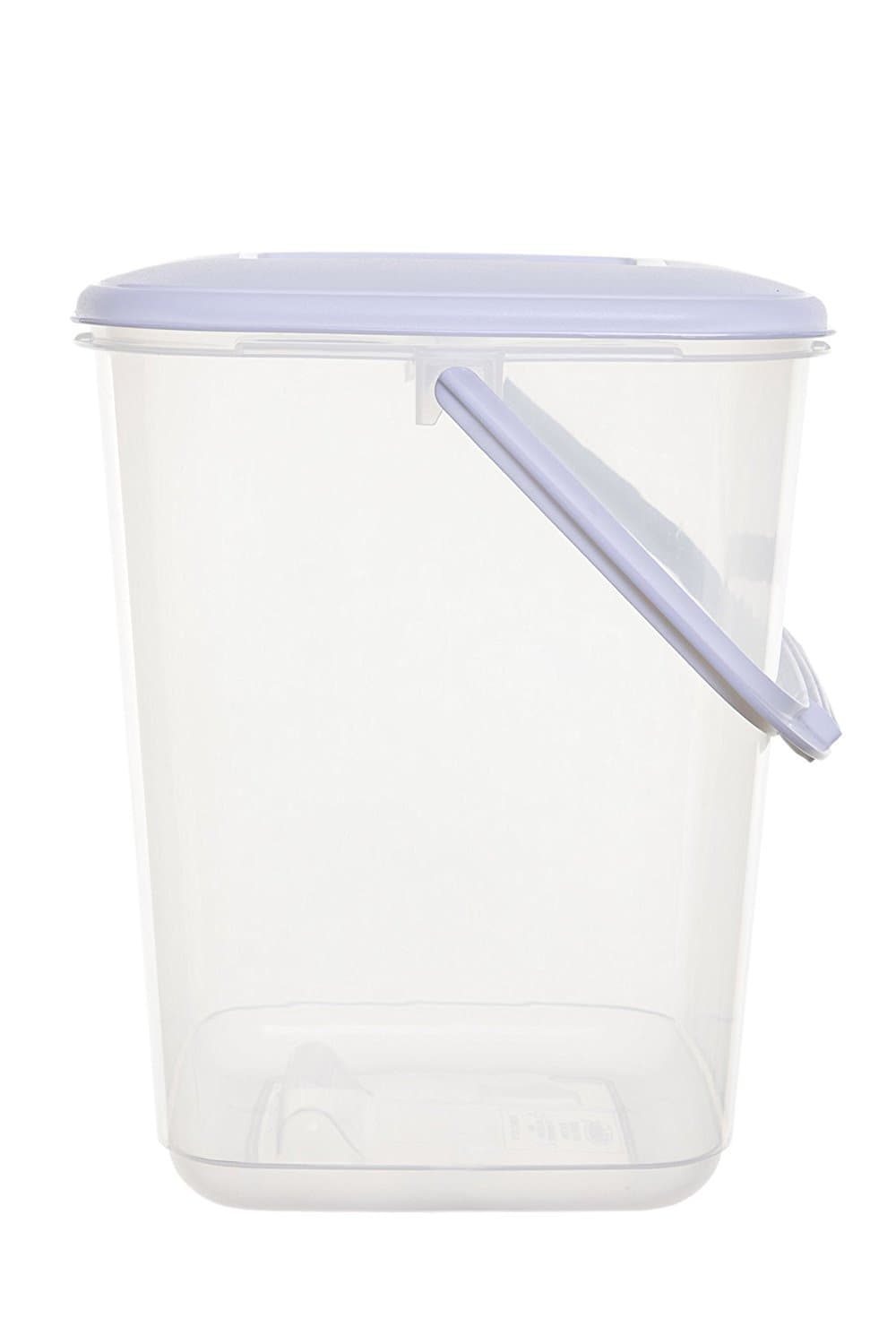 Clear Plastic Food Canister with Handle 10 Litre