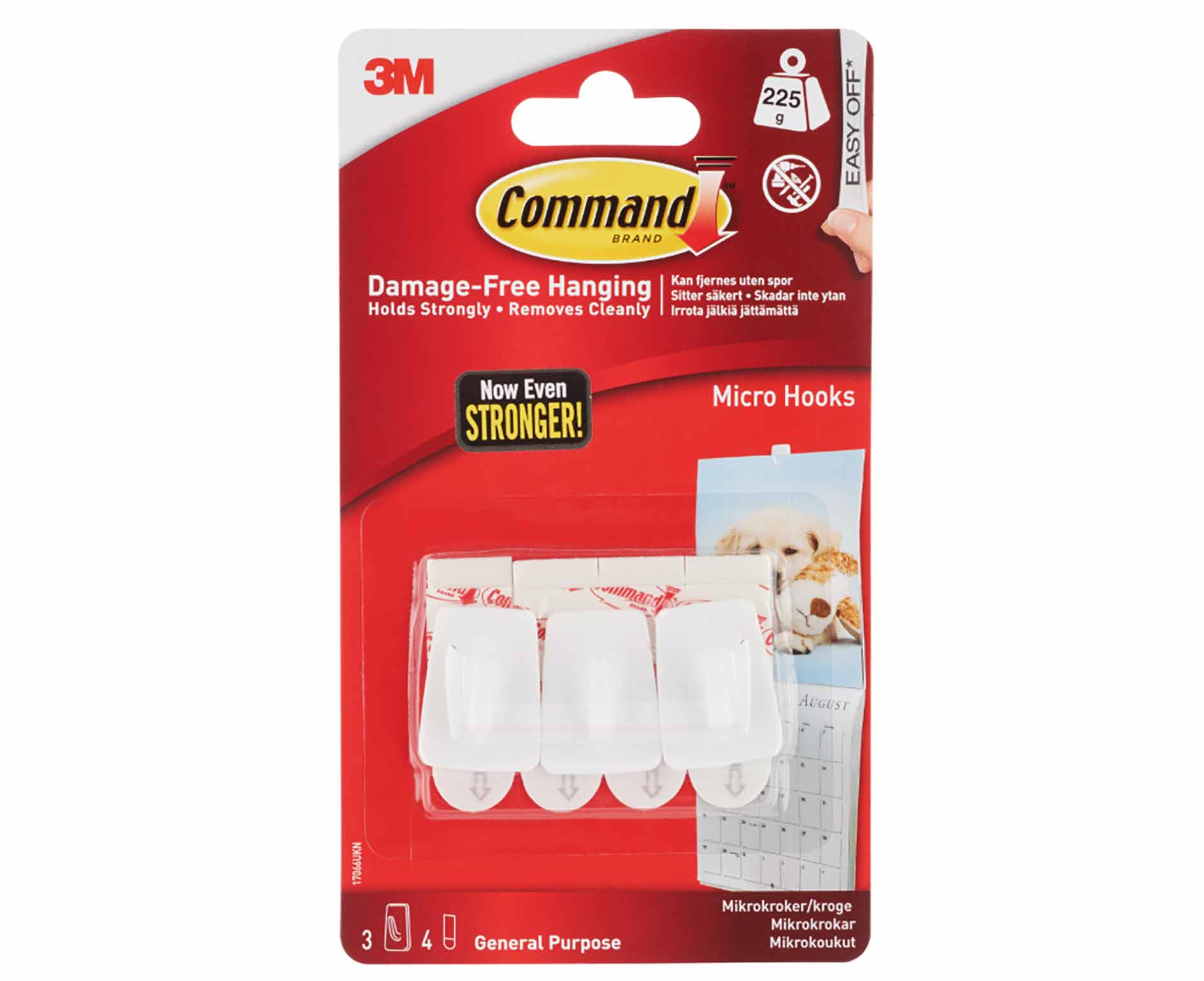 Command Micro Hooks Pack of 3
