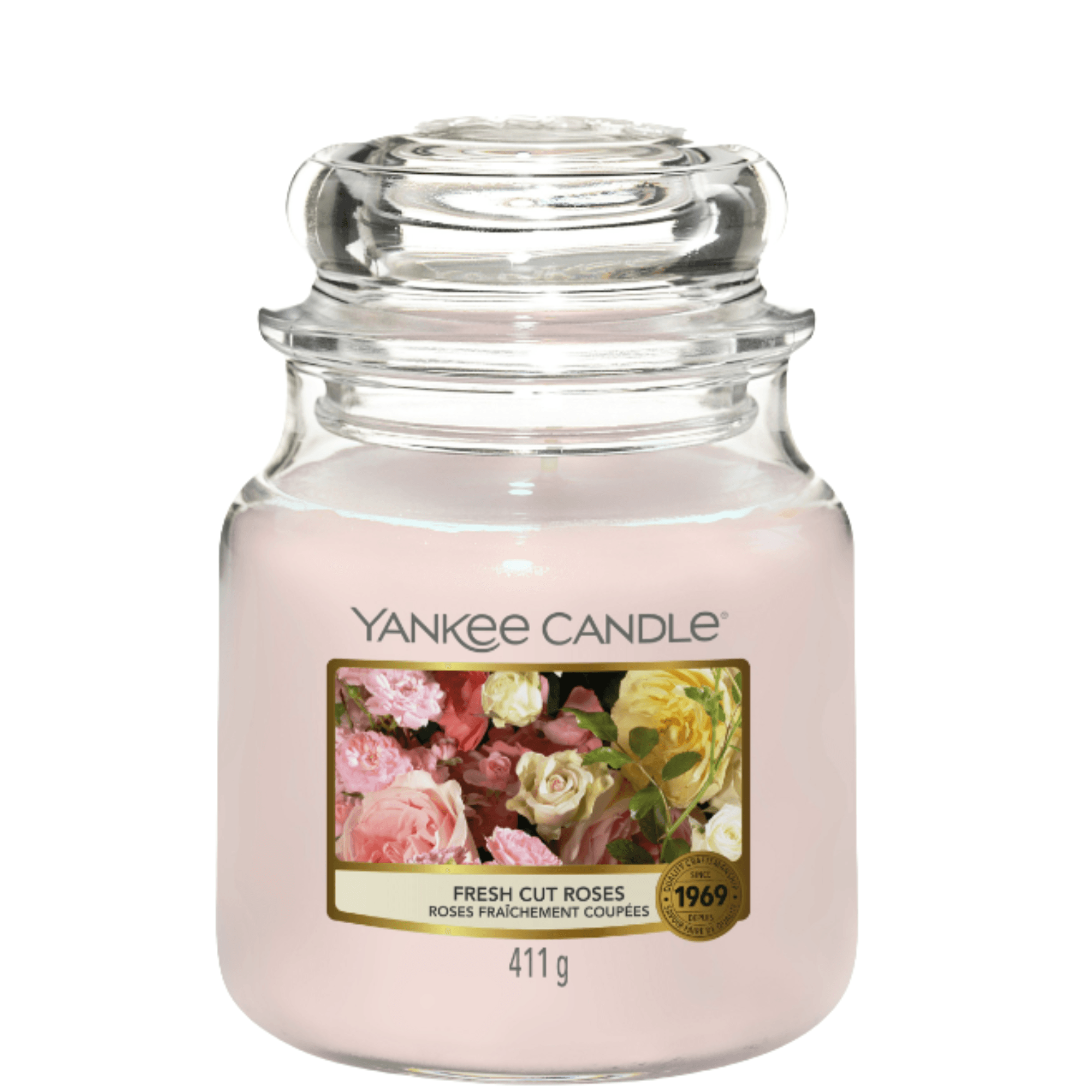 Fresh Cut Roses Jar Candle Medium