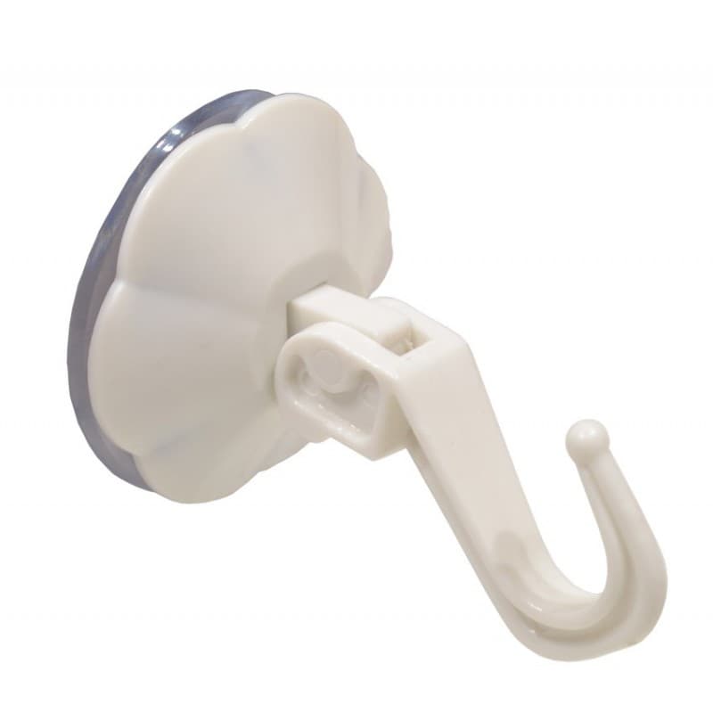 50mm White Plastic Lever Suction Hooks
