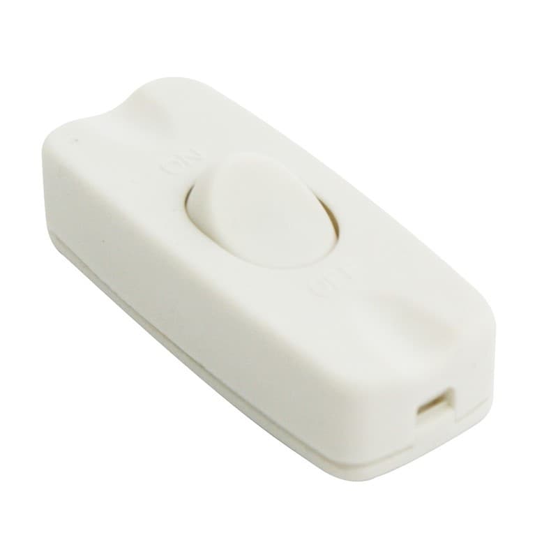 2 Amp 4-Terminal Torpedo Switch White