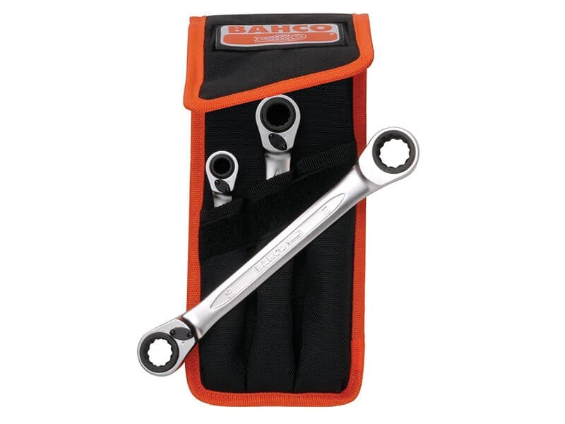 Reversible Ratchet Spanners Set 3 Piece 8 - 19mm