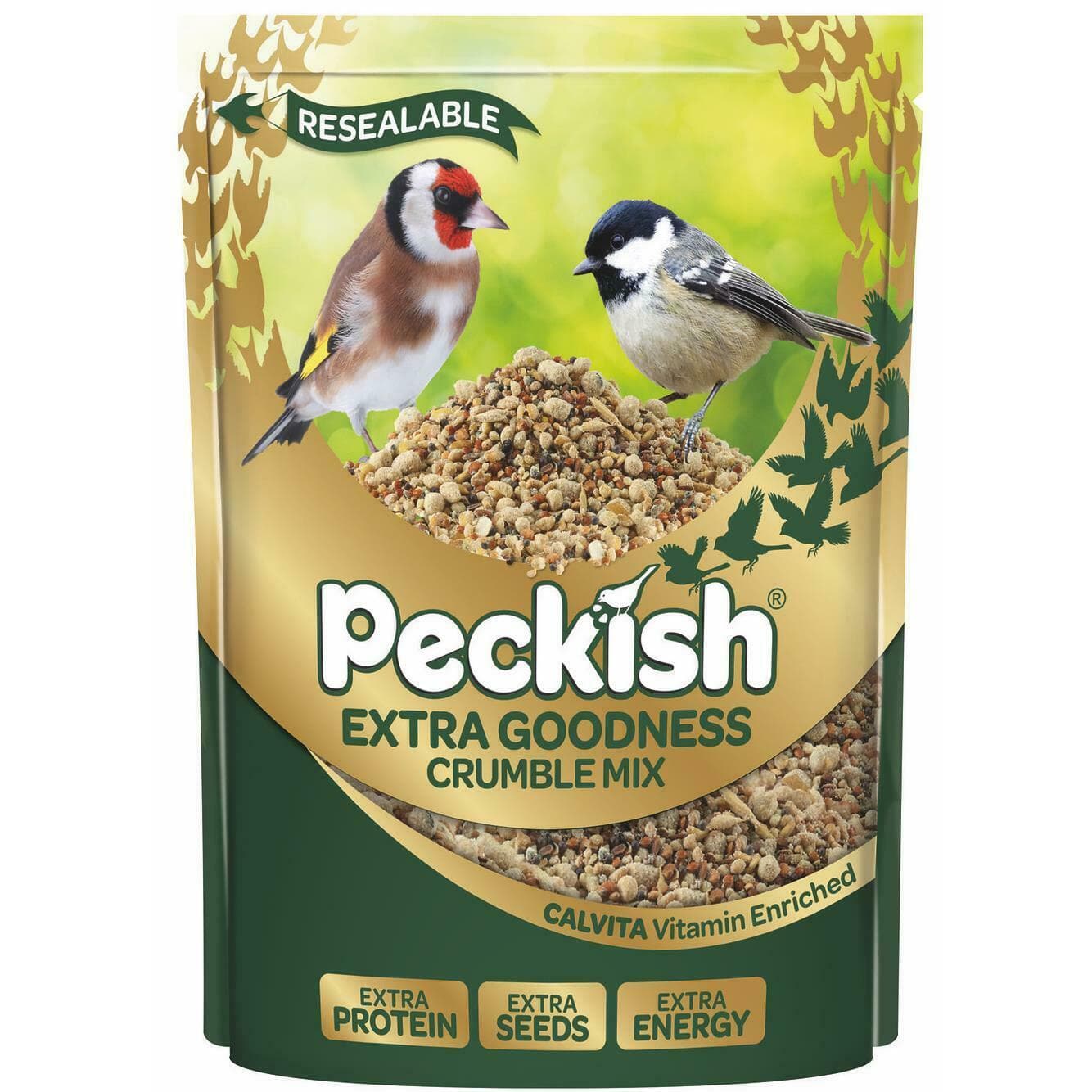 Wild Bird Food Crumble Mix 1kg