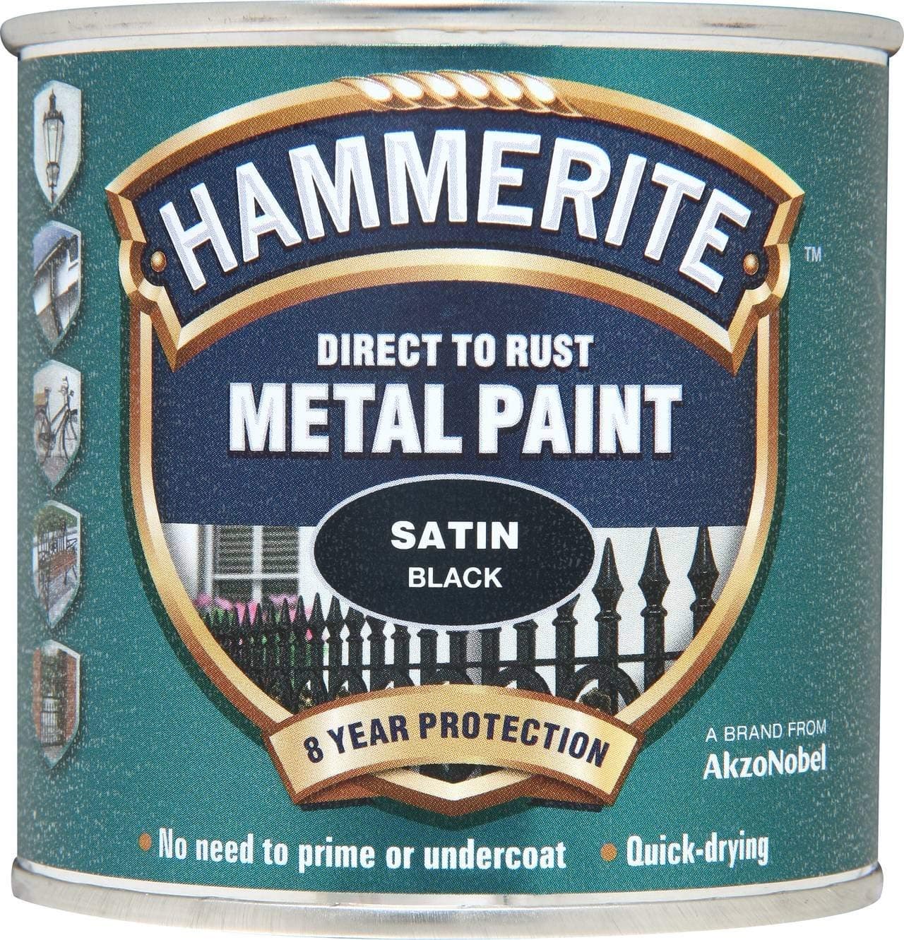 Metal Paint Satin Black