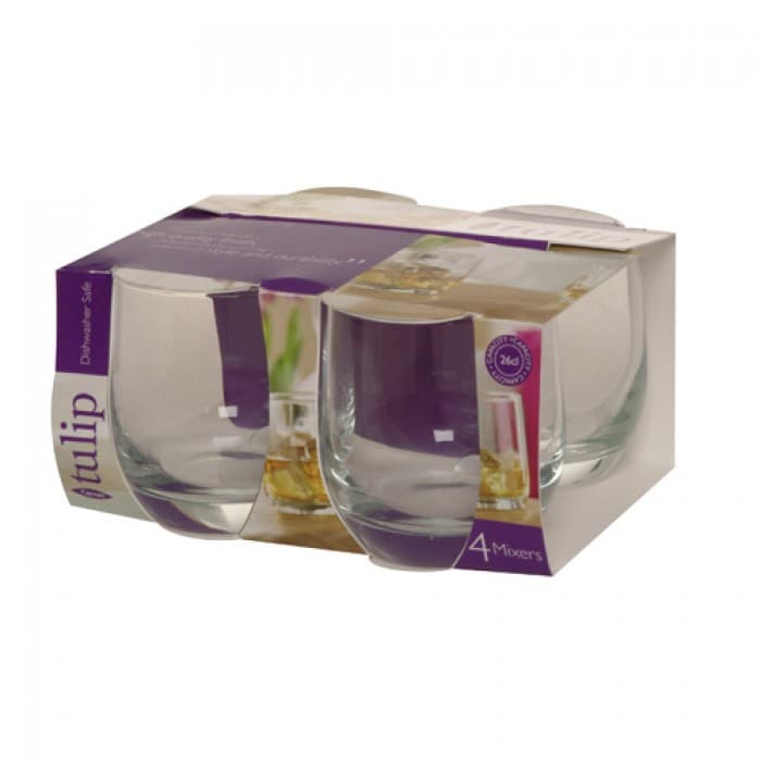Tulip Mixer Glasses x 4
