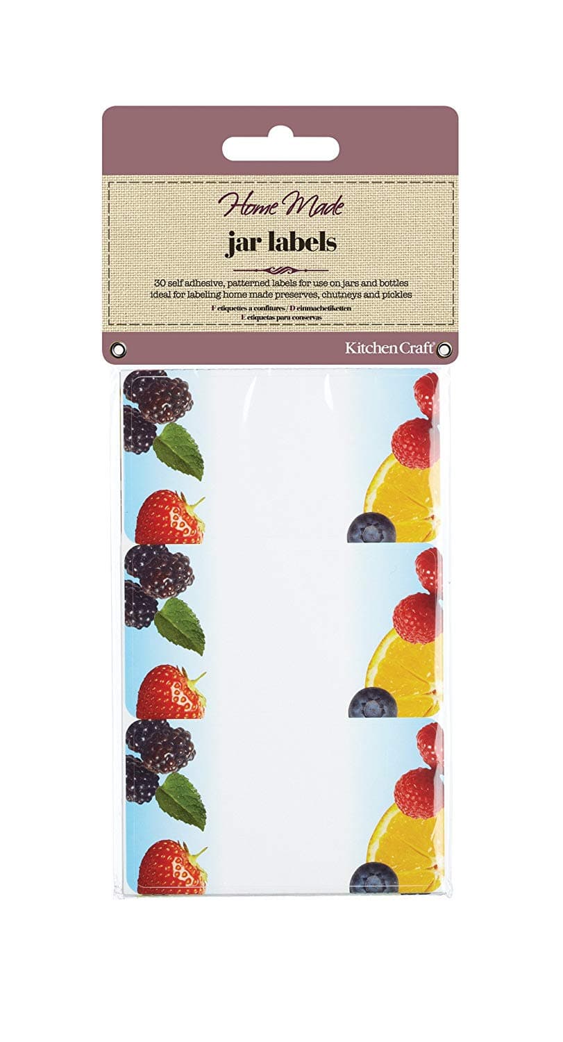 Home Made Pack of 30 Jam Jar Labels - Fruit