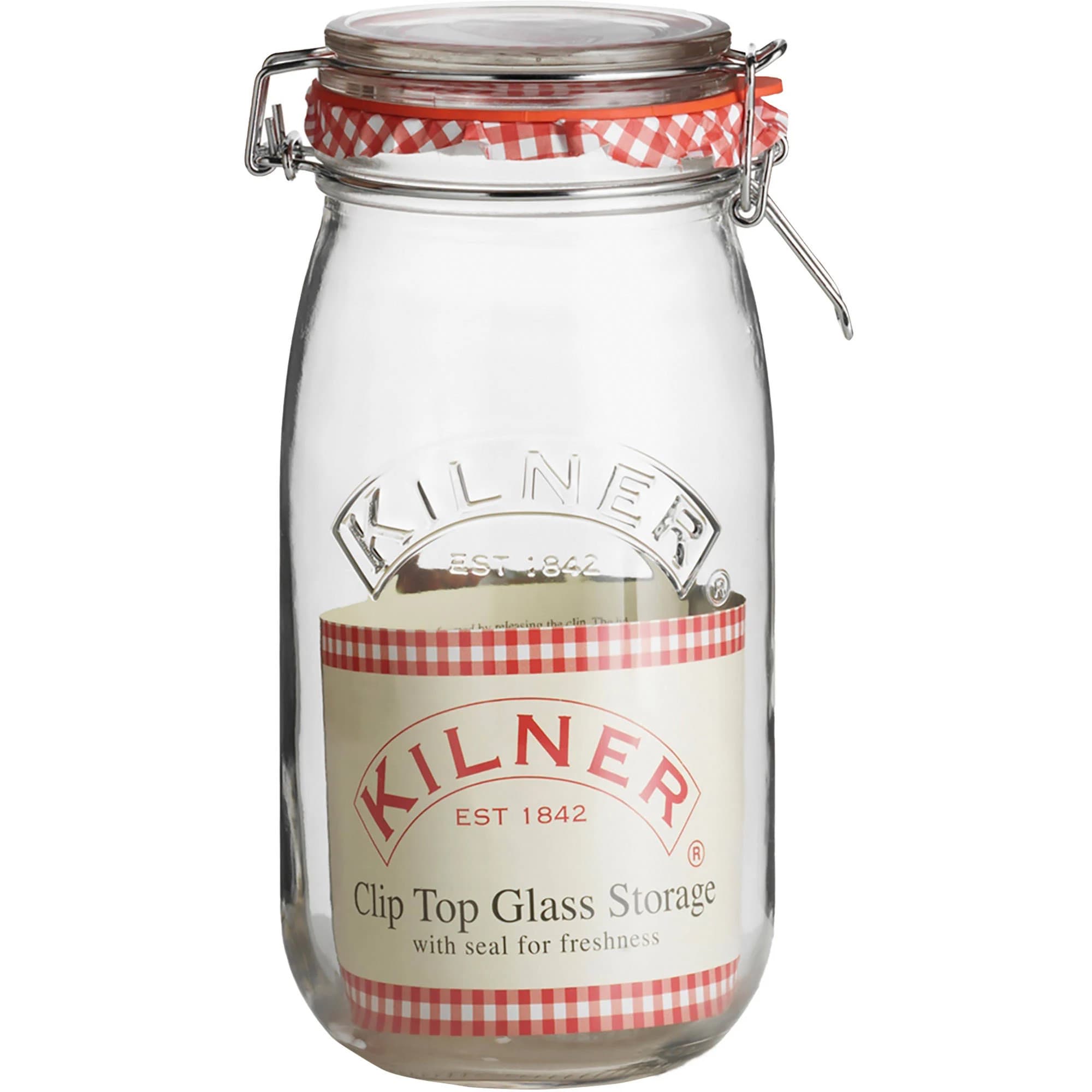 Preserve/Storage Jar Clip Top Round