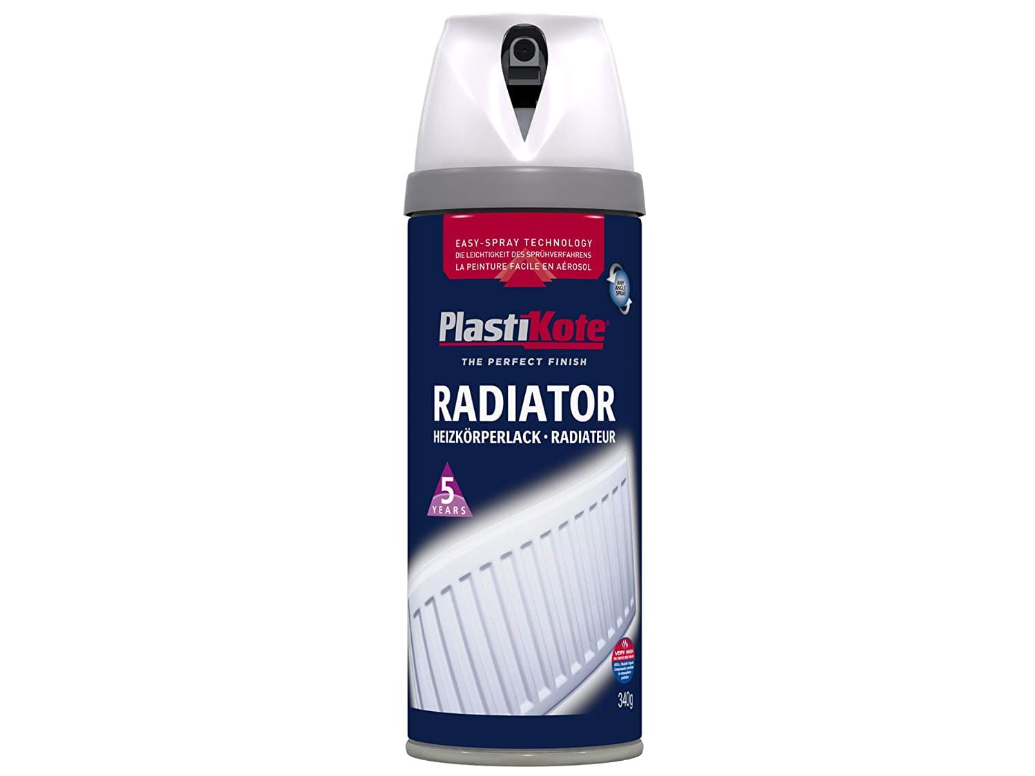 Radiator Spray Paint 400ml Satin White
