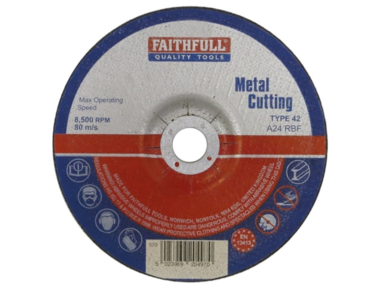 Cut Off Disc for Metal 100 x 3.2 x 16mm