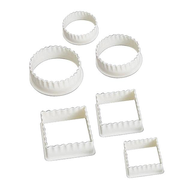 Cookie Cutters Circle and Squares Set of 6