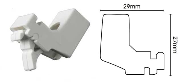 Standard Drape Brackets & Screws Pack of 5