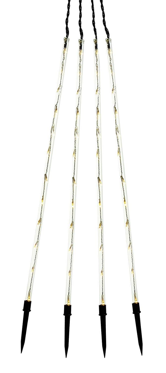 Christmas LED Pathway Lights - 48 LEDs - 4 Pieces