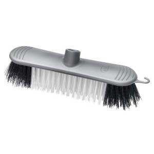 Addis Broom Head Soft Bristle Metallic Silver