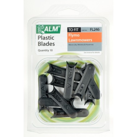 ALM Plastic Blades -  with Small Half-Moon