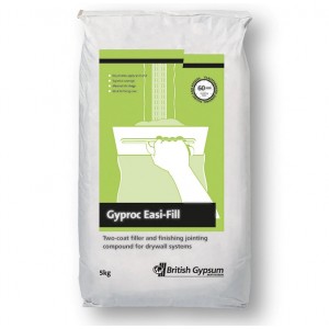 British Gypsum Easifill Plaster Gyproc 5kg