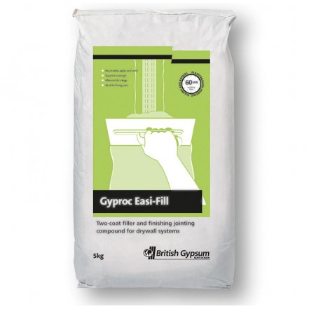 British Gypsum Easifill Plaster Gyproc 5kg
