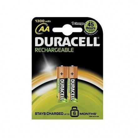 Duracell Rechargeable AA Batteries Pack of 2