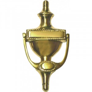 Centurion 6" Georgian Urn Door Knocker Brass Finish