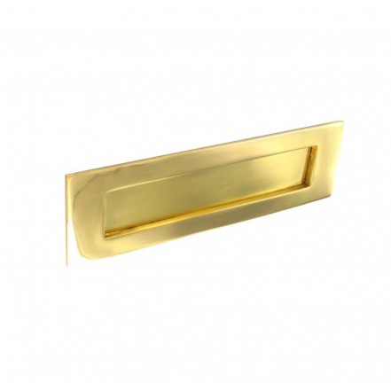 Securit Victorian Letter Plate Brass 250mm