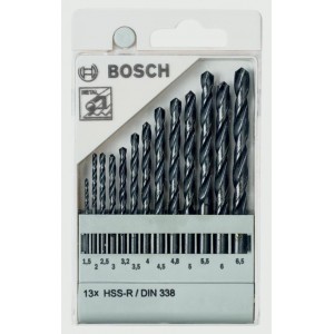 Bosch Metal Drill Bit Set HSS-R DN338
