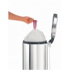 Brabantia Pedal Bin 12 Litre - Brilliant Steel