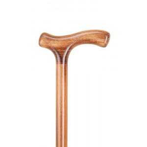 Charles Buyers Flame Scorched Crutch Walking Stick