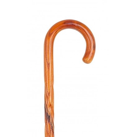 Charles Buyers Dark Swirl Acacia Crook Stick